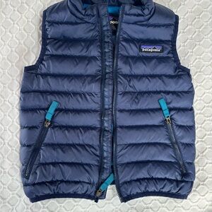 Patagonia Kids Blue Puffer Vest